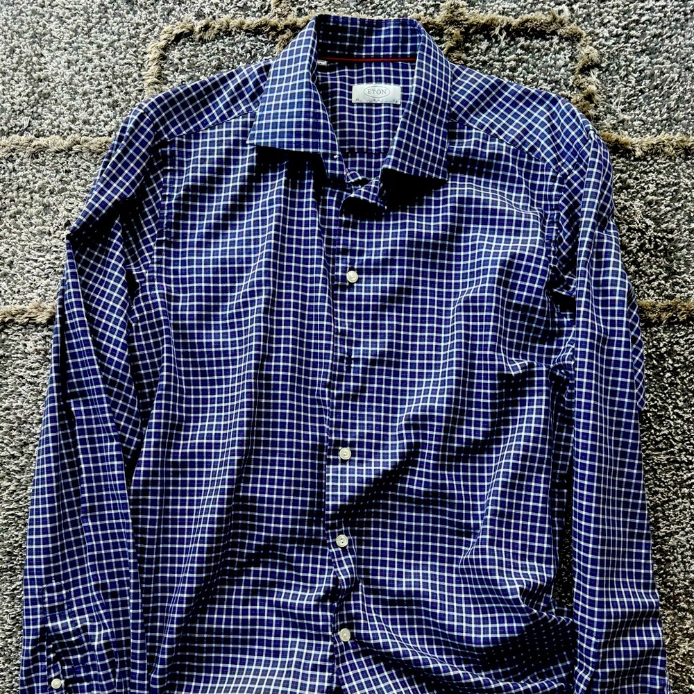 Eton Slim fit 16.5 or 42 shirt size